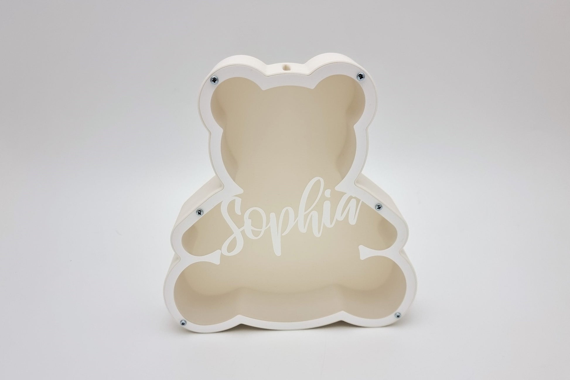 Piggy bank for girls and boys - Personalized Bear Piggy Bank - 3D Printed Money Box