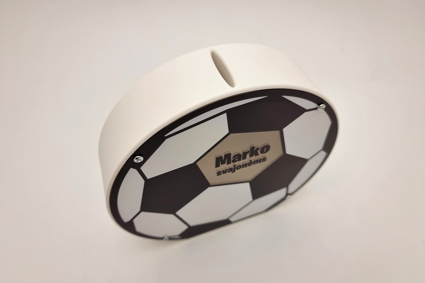 Soccer piggy banks for boys personalized, Custom football gift for player or coach, Gifts for boys, 3d printed of PLA plastic