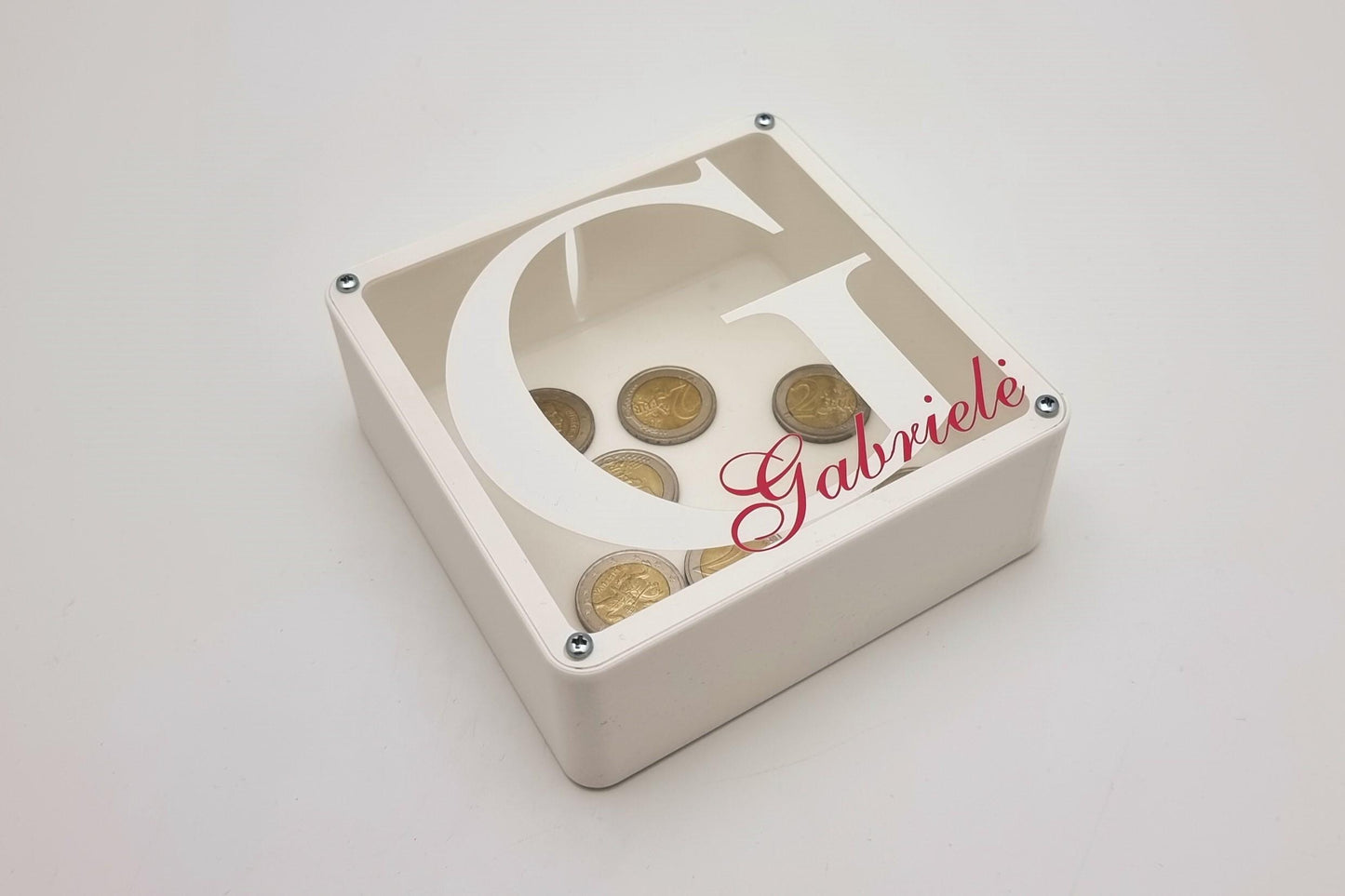 Personalized letter piggy bank, Custom initial money box for kids, Alphabet piggy bank with name, Christmas Gift for children, Custom letter